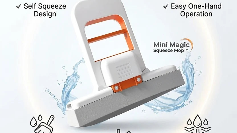 Mini Foldable Sponge Mop