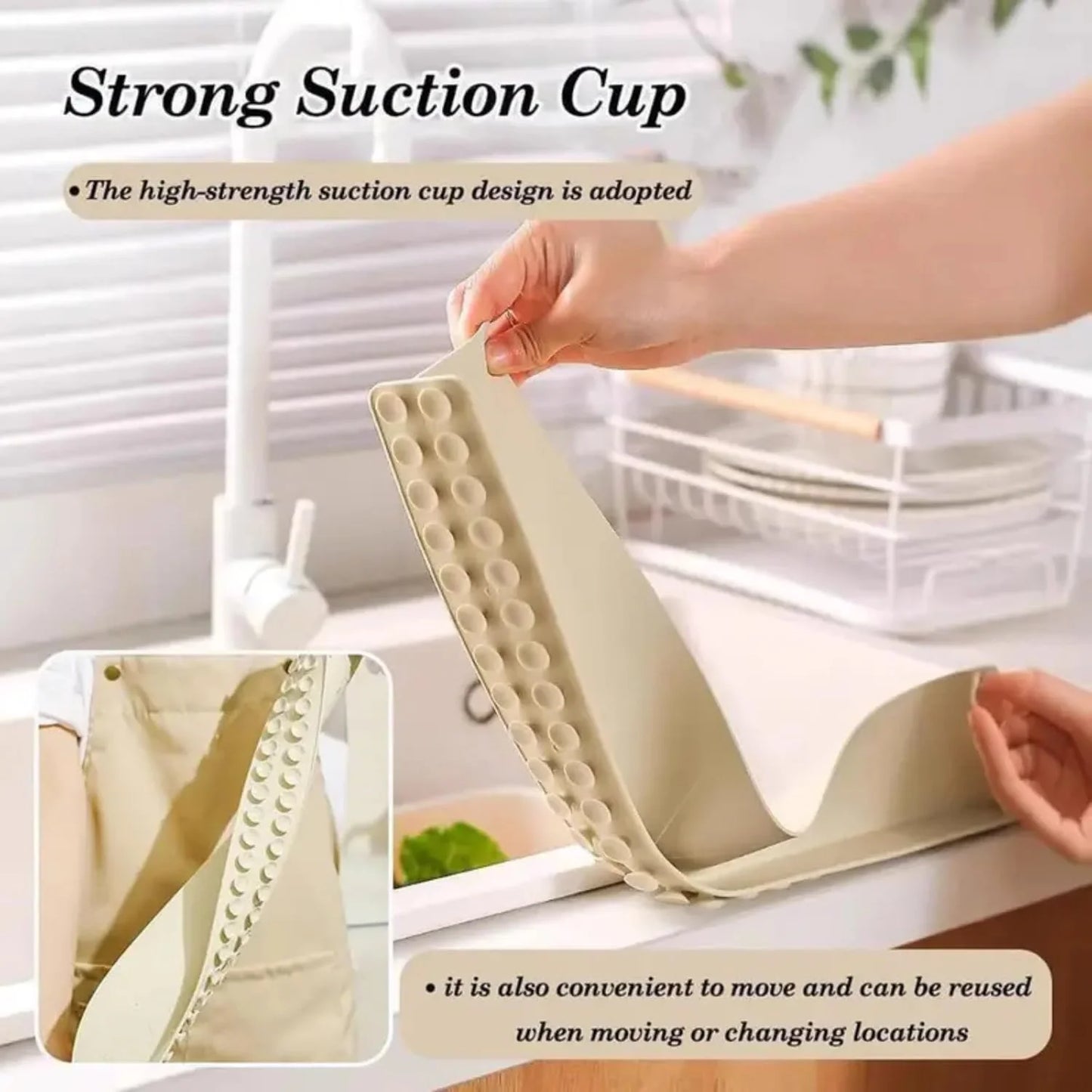 Silicone Anti-Splash Sink Edge Guard