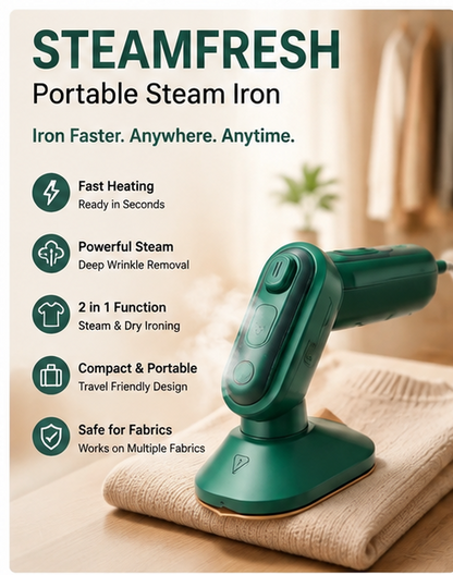 Steam-Fresh Portable Steam Iron
