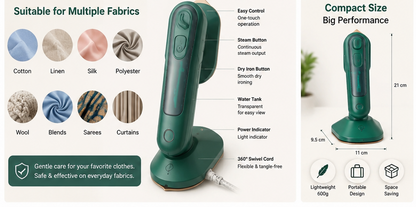 Steam-Fresh Portable Steam Iron