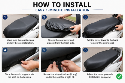 Anti Slip Protective Seat Cover For Scooter