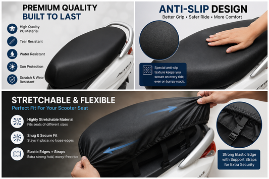 Anti Slip Protective Seat Cover For Scooter