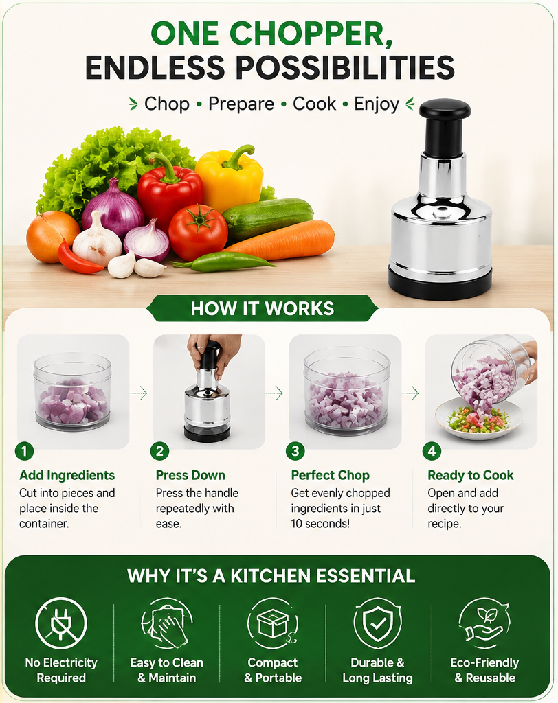 Chop Express 10 Seconds Onion & Vegetable Chopper