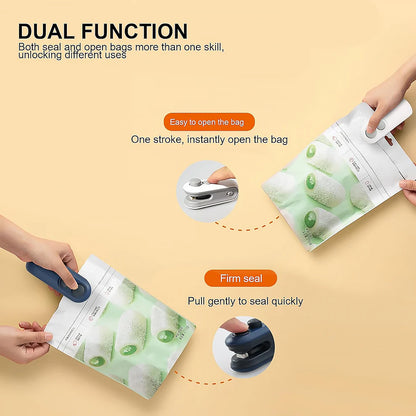 2-in-1 Mini Bag Sealer with Cutter